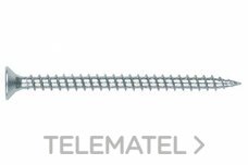 INDEX - Tirafondo de cabeza avellanada TP-PO Z huella Pz 4,5x50 cincado caja con ventanilla (100 unidades)