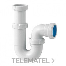 ALIAXIS - SIFON CURVO EXTBLE.S31 HORIZ.1.1/2"