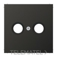 JUNG - PLACA PARA TOMA TV ANTRACITA