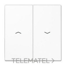 JUNG - TECLA DOBLE PERSIANAS BL.ALPINO