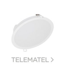 LEDVANCE - Downlight DL IP44 DN 190 18W 865 blanco