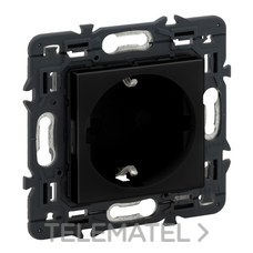 LEGRAND - BASE VALENA NEXT 2P+T 16A TORNILLO DARK