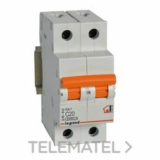 LEGRAND - MAGNETOTERMICO VIVIENDA RX3 2P 6KA 20A