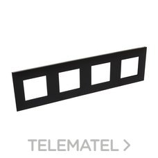 LEGRAND - PLACA VALENA NEXT CON 4 ELEMENTOS DARK