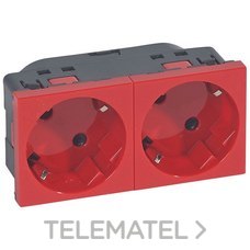 LEGRAND - TOMA 2x2P+T LAT.RJ.MOSAIC-II