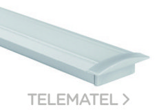 LUXLIGHT - PERFIL RECESSED S.LINE 7 PLATA MATE 1m