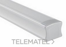 LUXLIGHT - PERFIL S.LINE 14 PLATA MATE 1m
