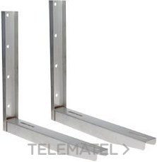 MARTIGRAP - Juego soporte aire acondicionado soldado 500x500 1,5mm inoxidable