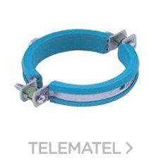 NIRON - ABRAZADERA ISOFONICA d.125mm C/GOMA AZ.