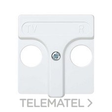 SIMON - TAPA 45x45mm P/TOMA R-TV S.27 BL.NIEVE