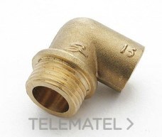 SOBIME - Codo M para tubo cobre 18x1/2"