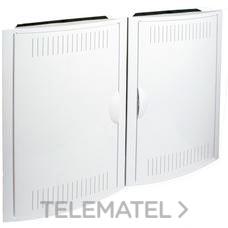 SOLERA - Conjunto para ICT 2 registros vacíos con puerta+marco blanco