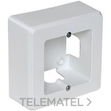 SOLERA - Zócalo superficie con 1 elemento 94x96x43mm blanco