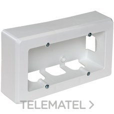 SOLERA - Zócalo superficie con 2 elementos 165x96x43mm blanco