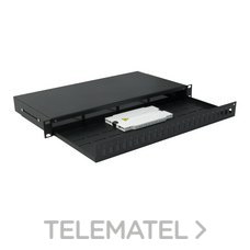 TELEVES - Bandeja rack 19? 1U 24 conectores SC