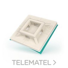 UNEX - BASE ADHESIVA PA 6.6 19mm NATURAL