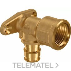 UPONOR - Codo fijación cuello largo 49 16-Rp1/2" Uponor Q&E PL