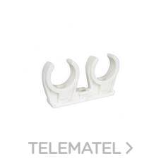 WALRAVEN - CLIP DOBLE M-6 d.22mm