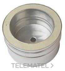 DINAK - Colector hollín con desagüe DW 316L/304 diámetro 150