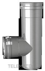 DINAK - Te 90º M H entrada H SWJ 316L diámetro 80