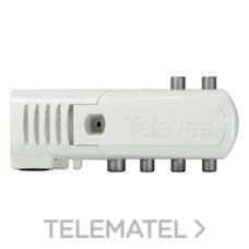 TELEVES - Amplificador vivienda 4S+TV CEI 47 694MHz G16dB Vs102