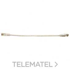TELEVES - Cable red de datos U/UTP Cu CAT6 LSFH 0,3m violeta