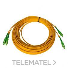 TELEVES - Latiguillo Duplex fibra óptica SM interior LSFH Dca SC/APC 25m